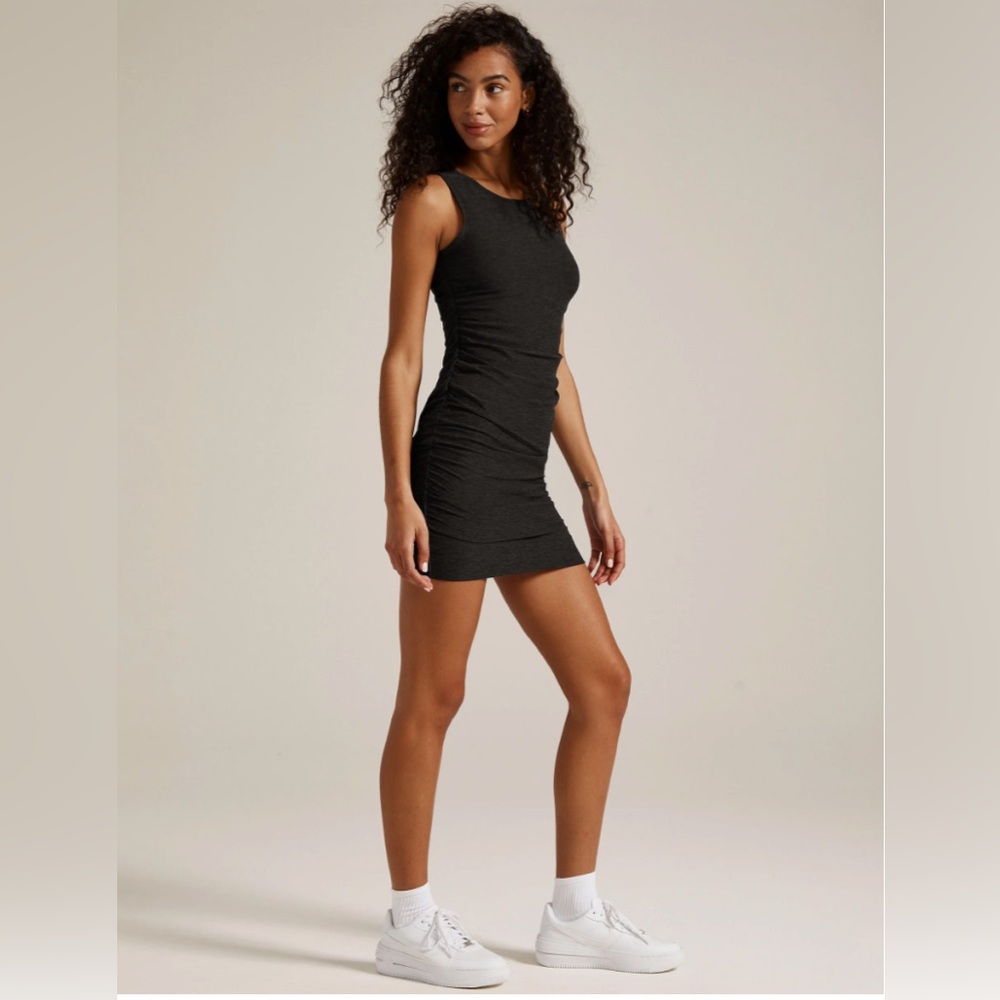 Beyond Yoga Featherweight Gather Mini Dress